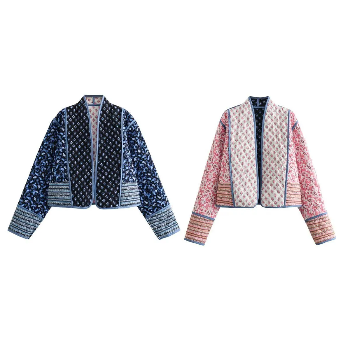 Pre Order:  Reversible Paisley Cropped Jacket