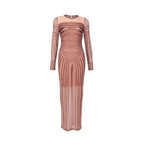 Pre Order:  Trendy Mesh Bodycon Party Dress