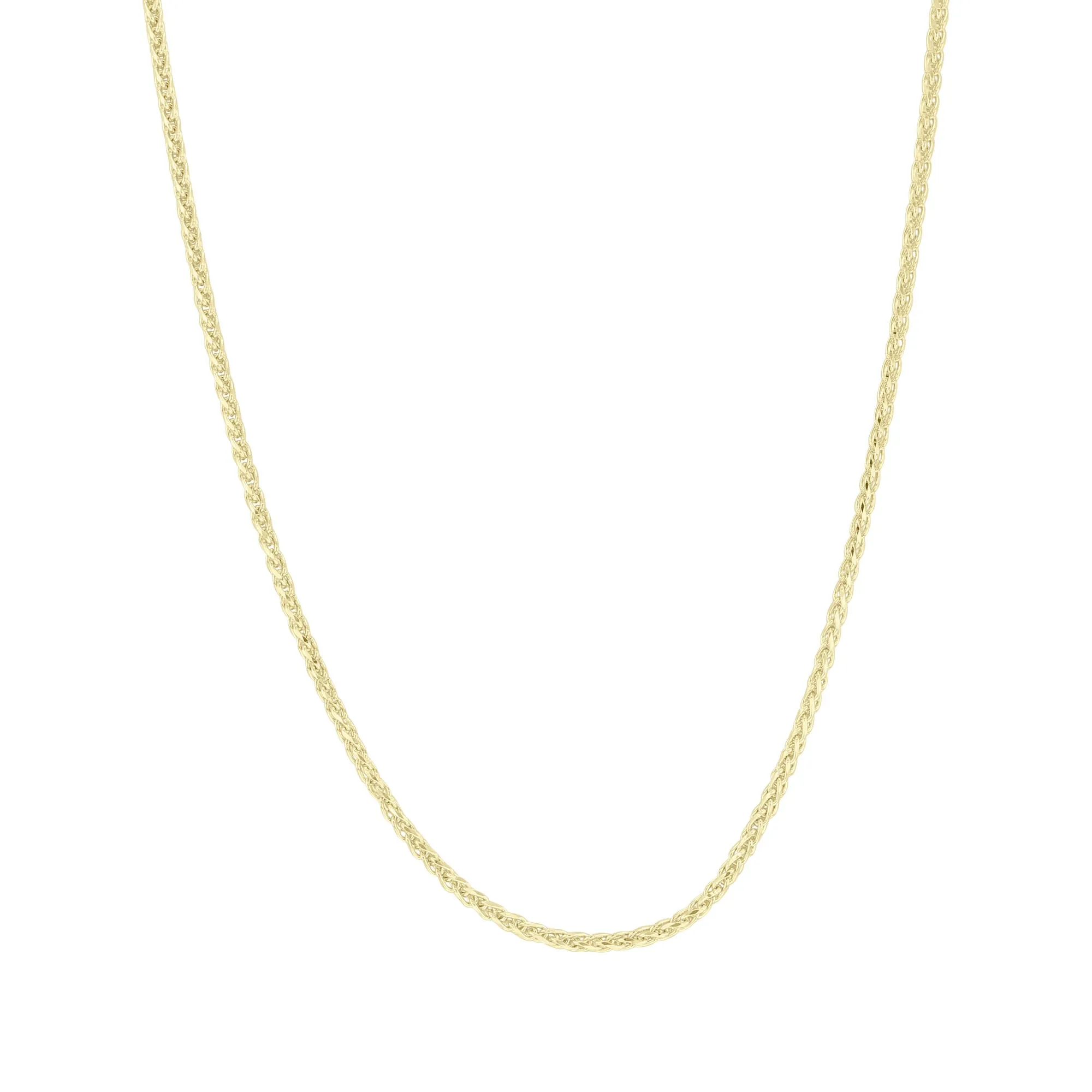 Ranger 1.9mm Gold Wheat Chain Necklace 20“