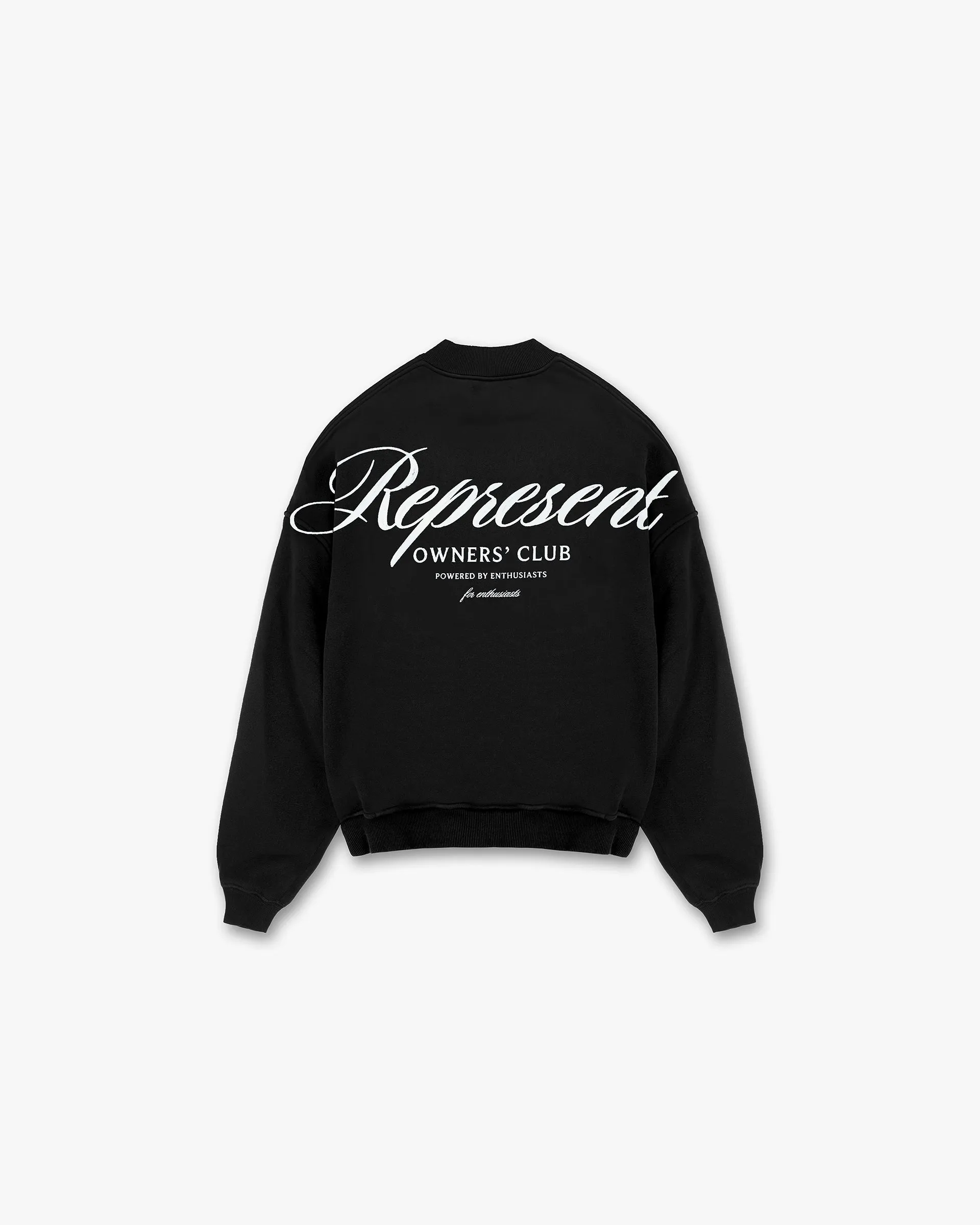 Represent Owners Club Script Sweater - Black