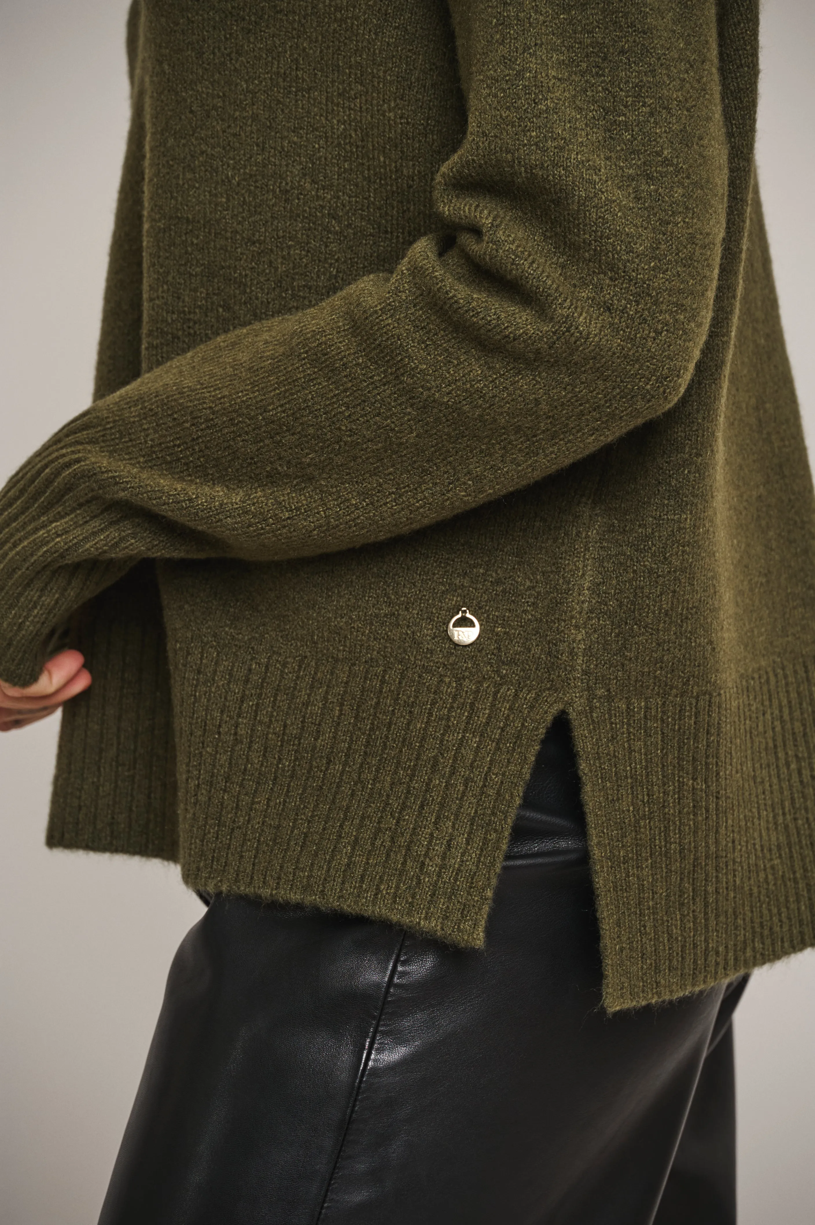 RINO & PELLE NANKE TURTLENECK SWEATER HUNTER