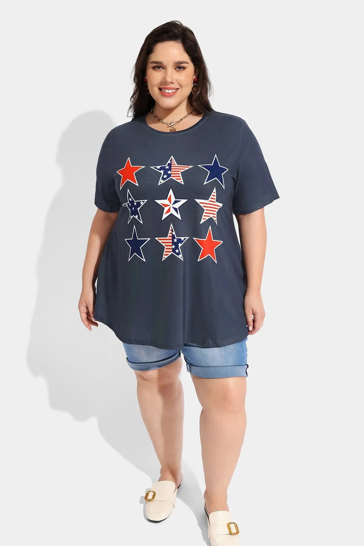 Ritera Resort Outfit Stars Gather Tunic T-Shirt