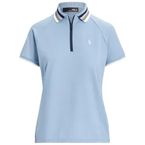 RLX Womens Tour Pique Sweater Polo Vessel Blue - AW23