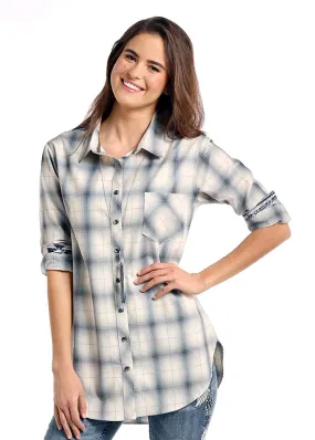 Roughstock by Panhandle Ladies Long Sleeve Button Down Shirt