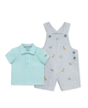 Safari Woven Shortall Set (3M-12M)