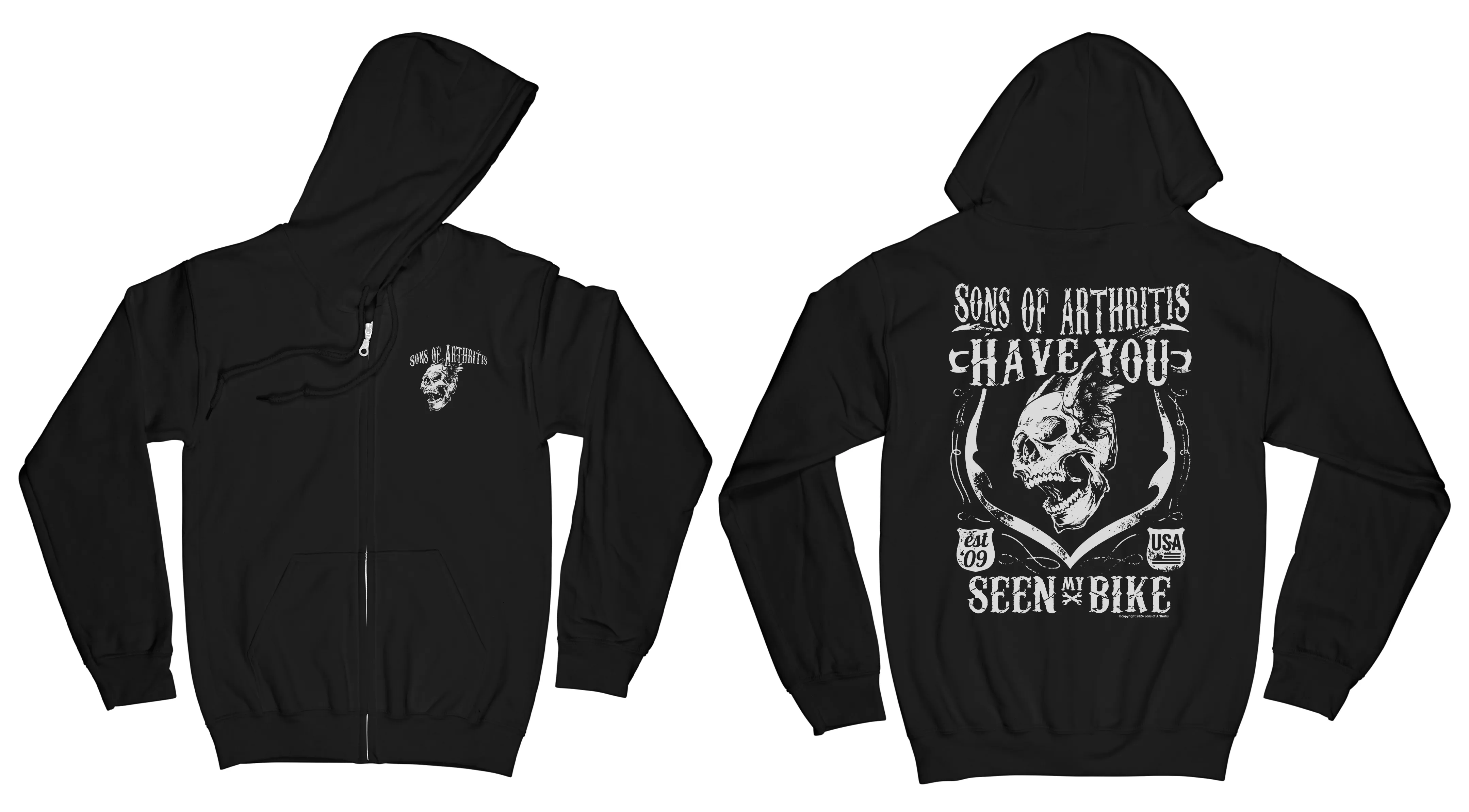 Sons of Arthritis Forgetful Chapter - Black (See More Styles)