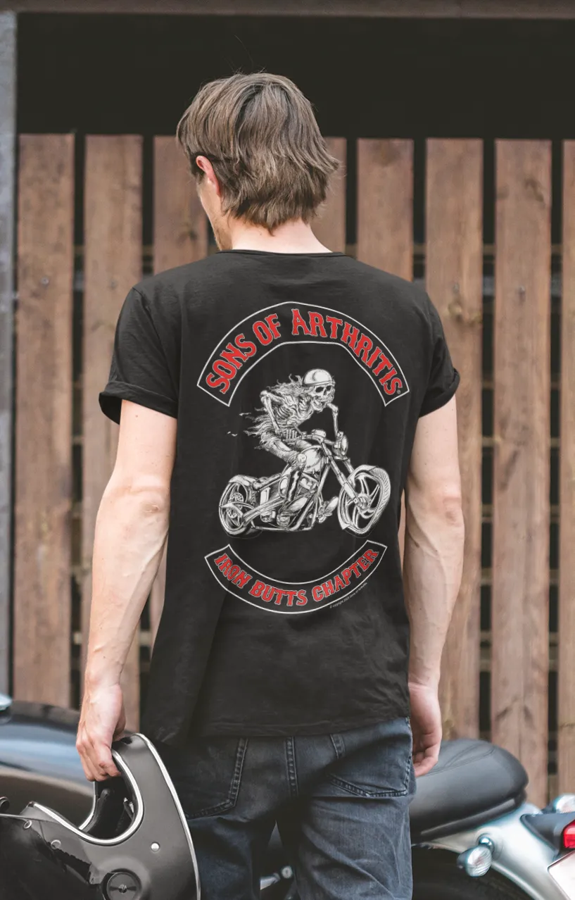 Sons of Arthritis Iron Butts Chapter - Black (See More Styles)