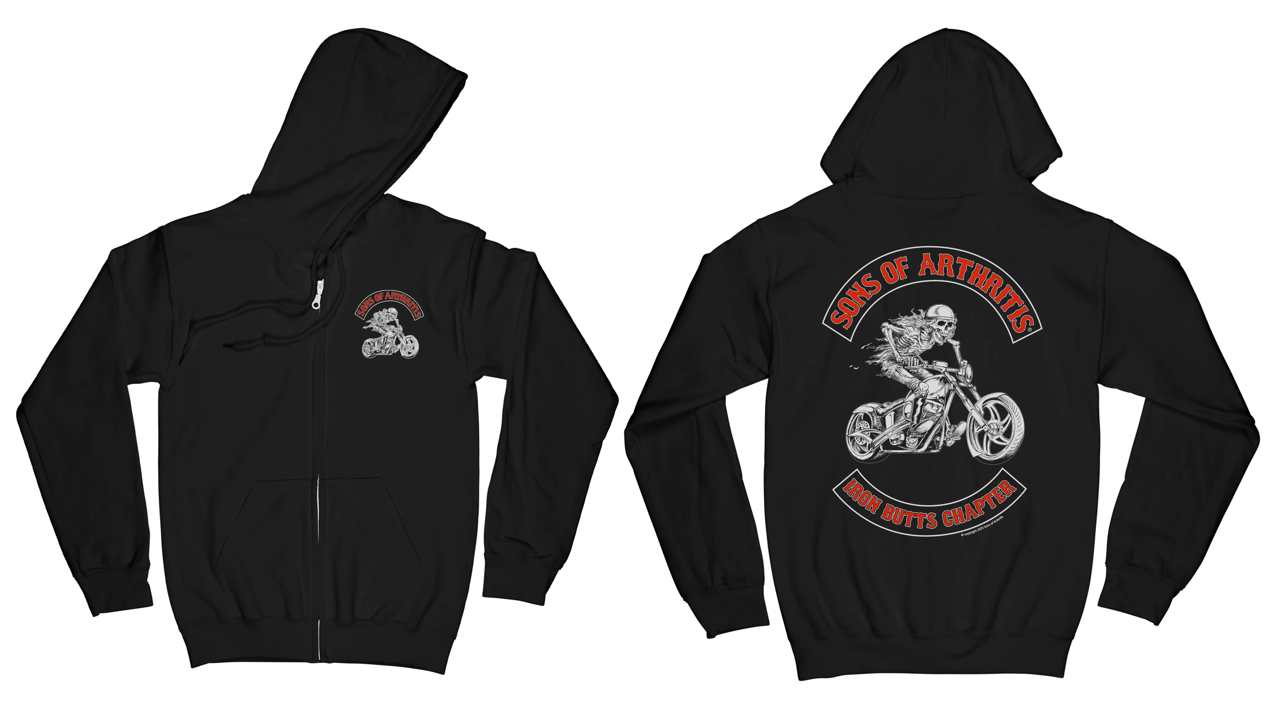 Sons of Arthritis Iron Butts Chapter - Black (See More Styles)