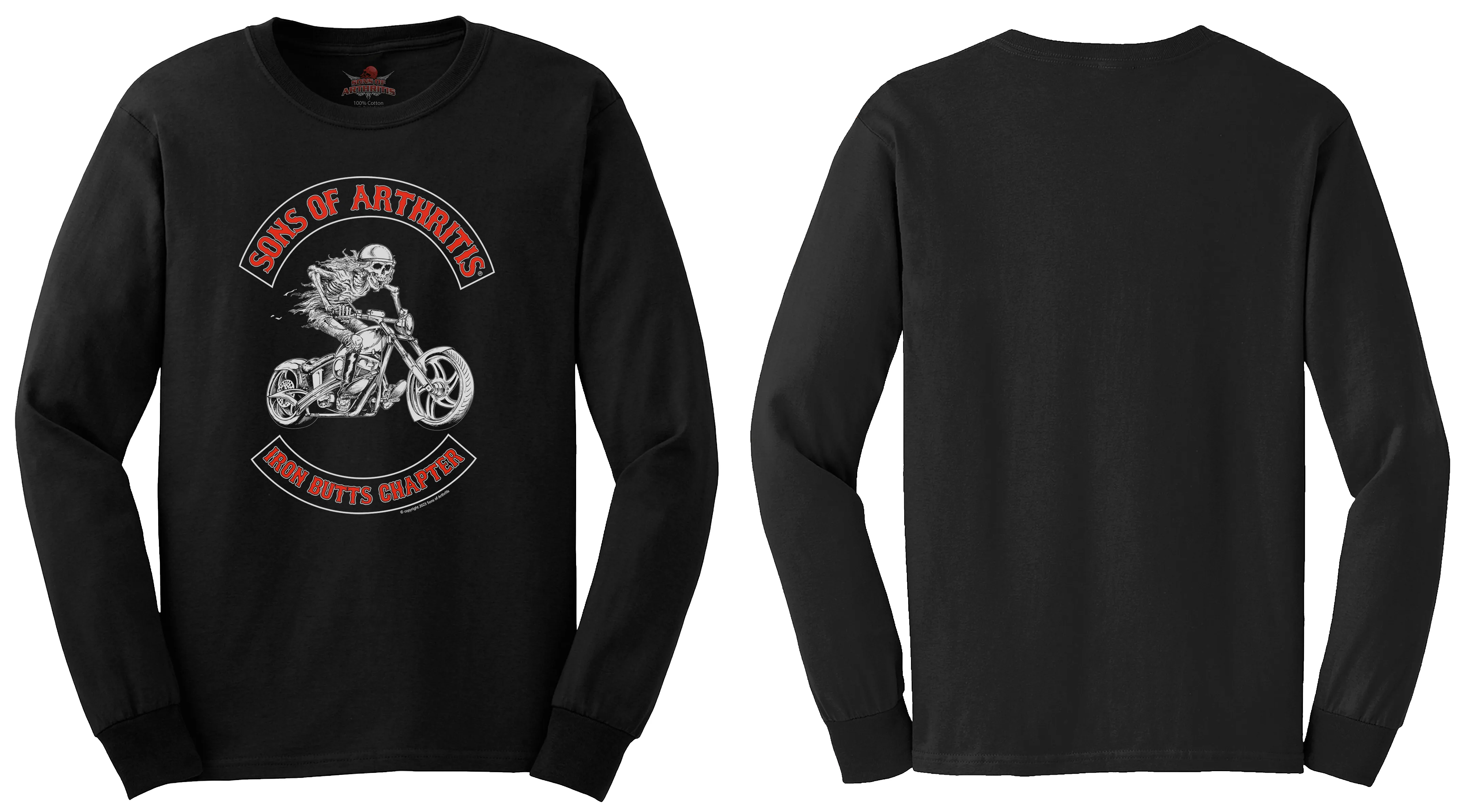 Sons of Arthritis Iron Butts Chapter - Black (See More Styles)