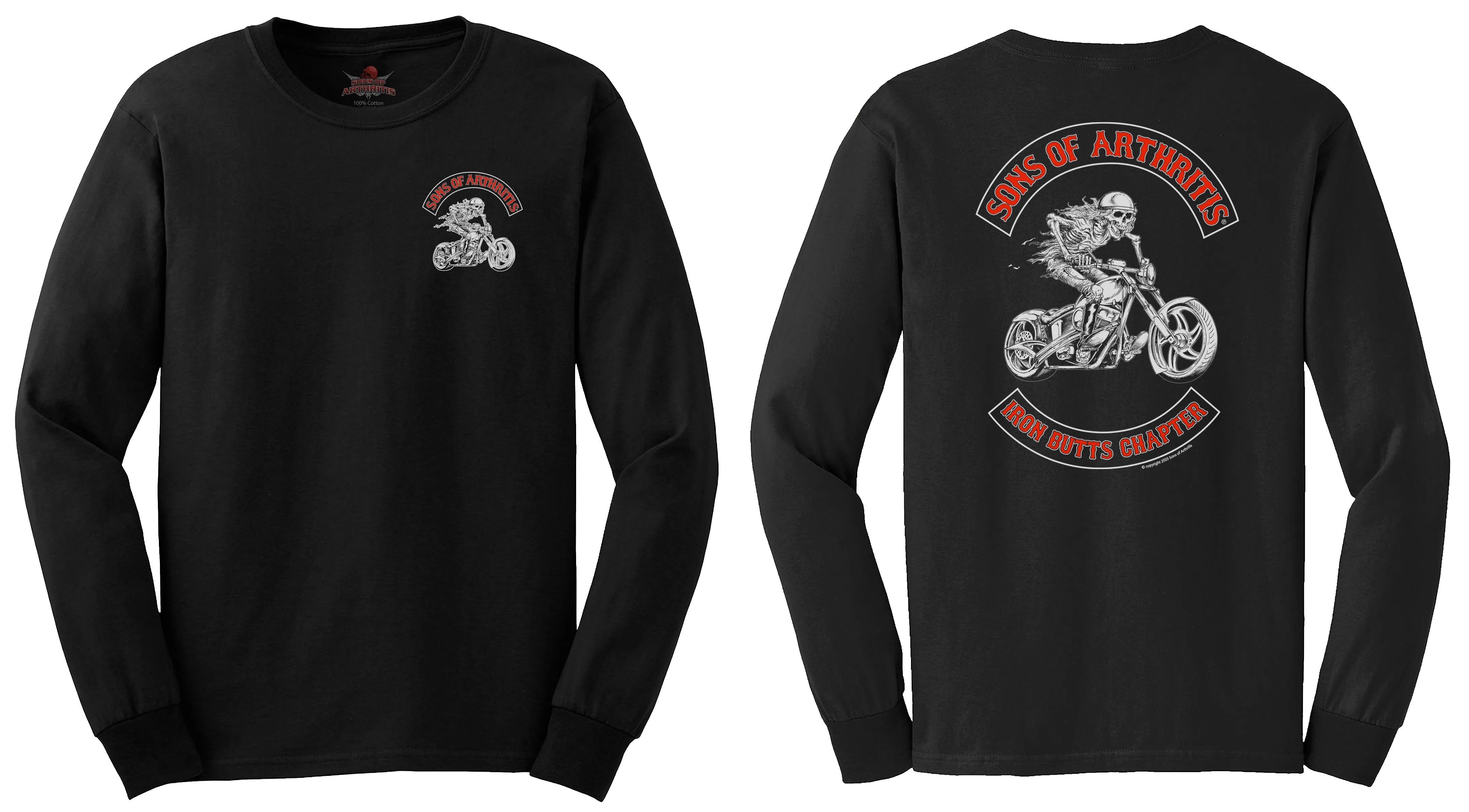 Sons of Arthritis Iron Butts Chapter - Black (See More Styles)