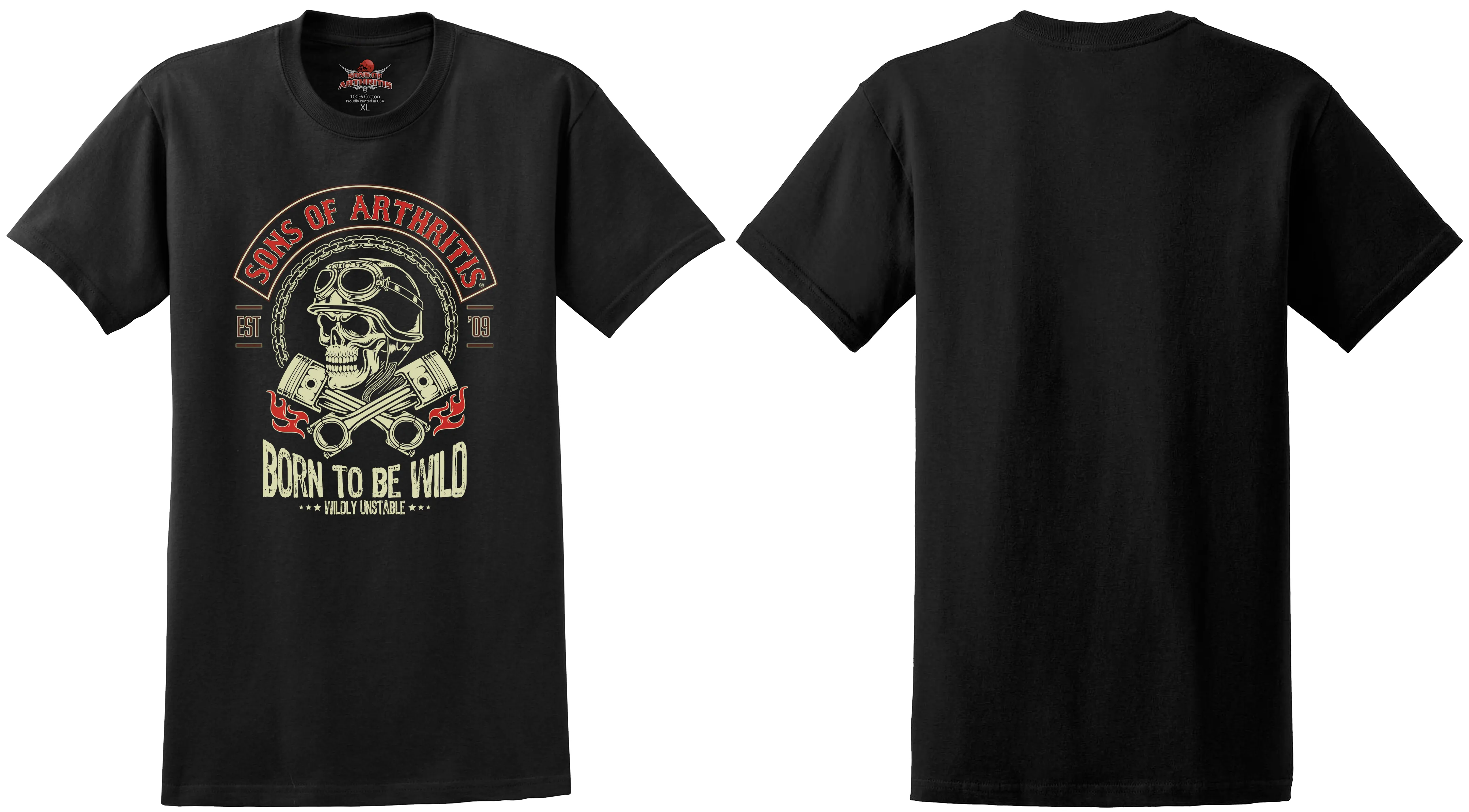 Sons of Arthritis Unstable Chapter - Black (See More Styles)