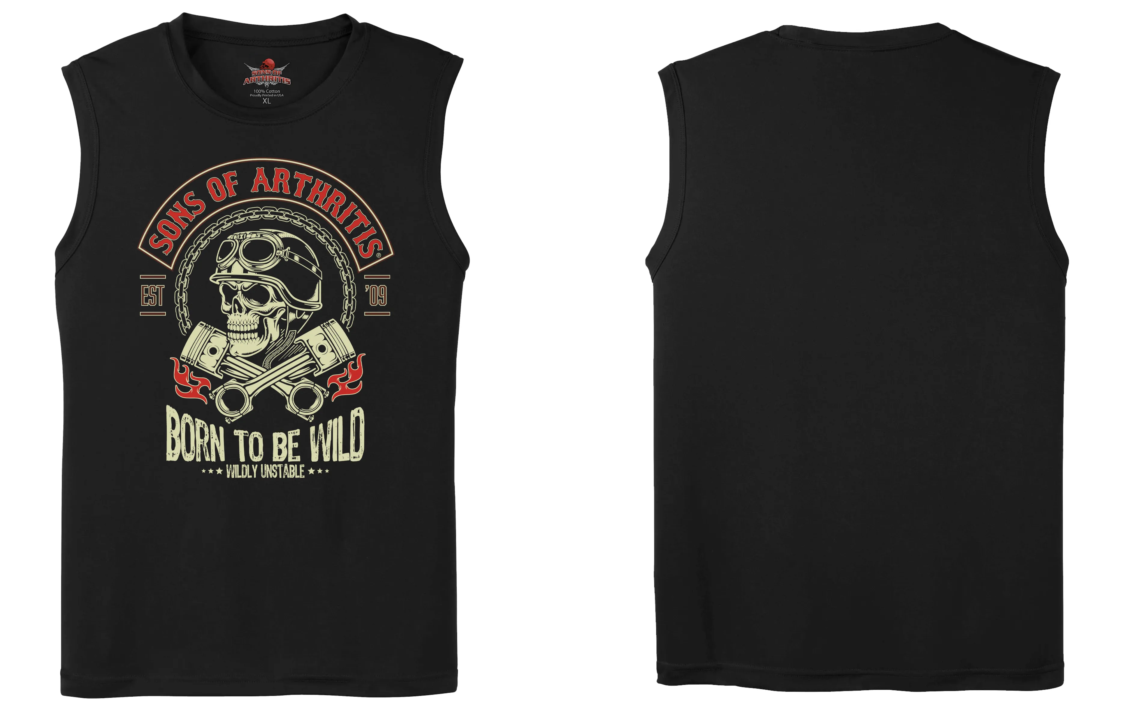 Sons of Arthritis Unstable Chapter - Black (See More Styles)