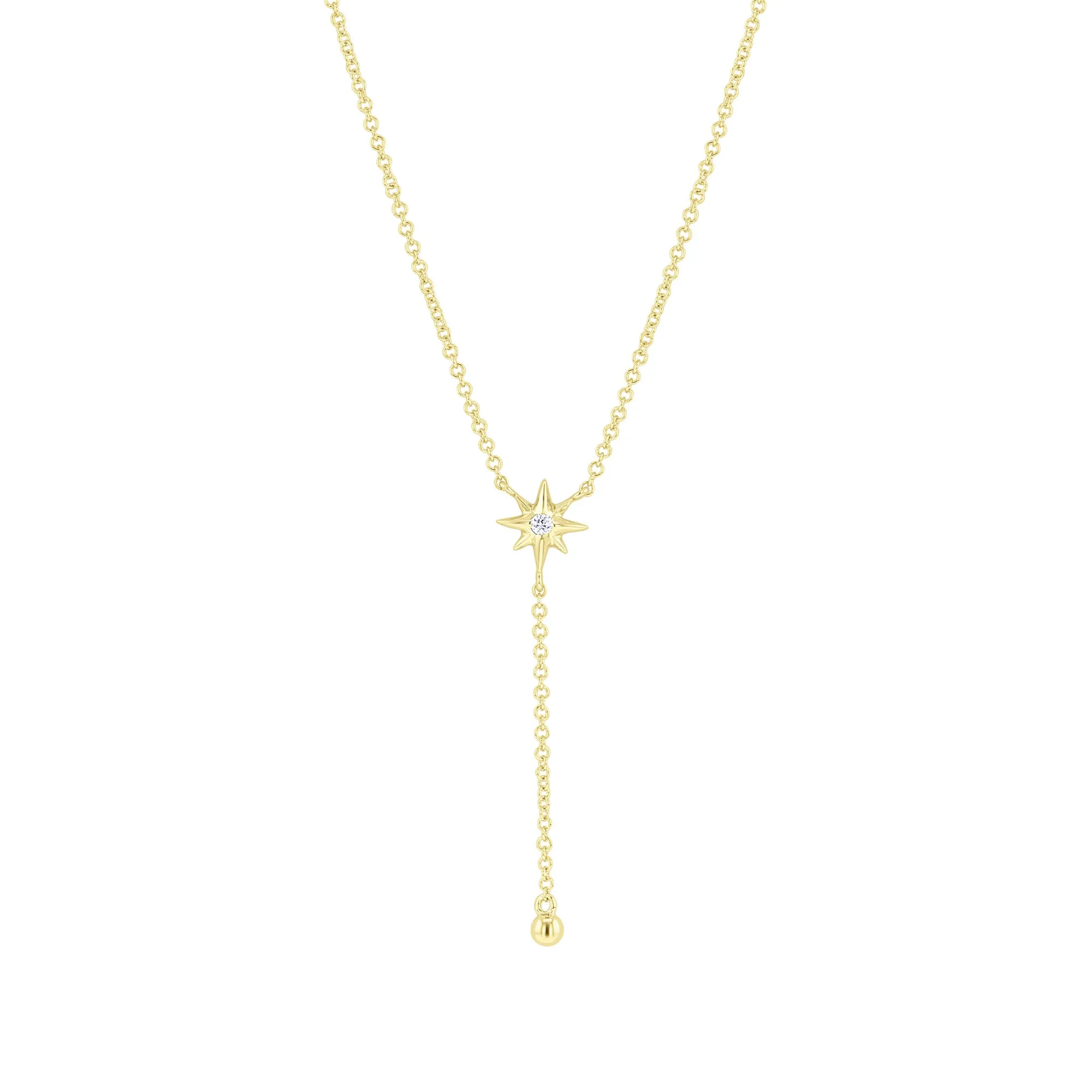 Starlight Drop Diamond Necklace