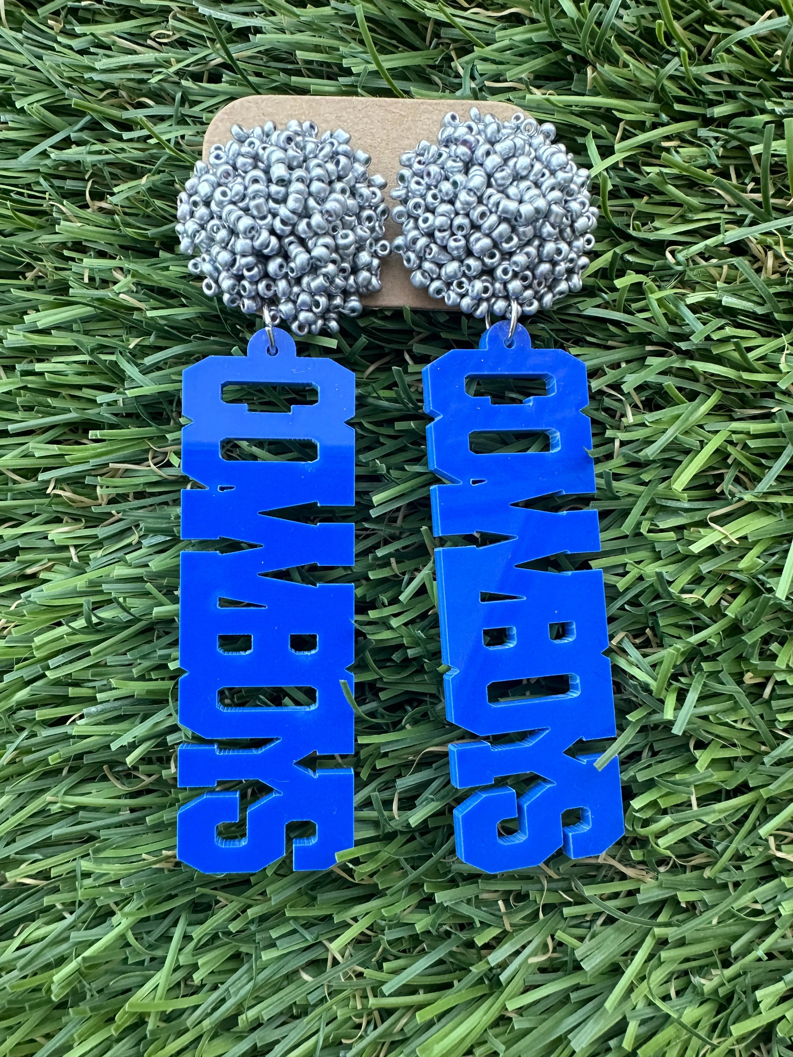 Team Pom Pom Earrings