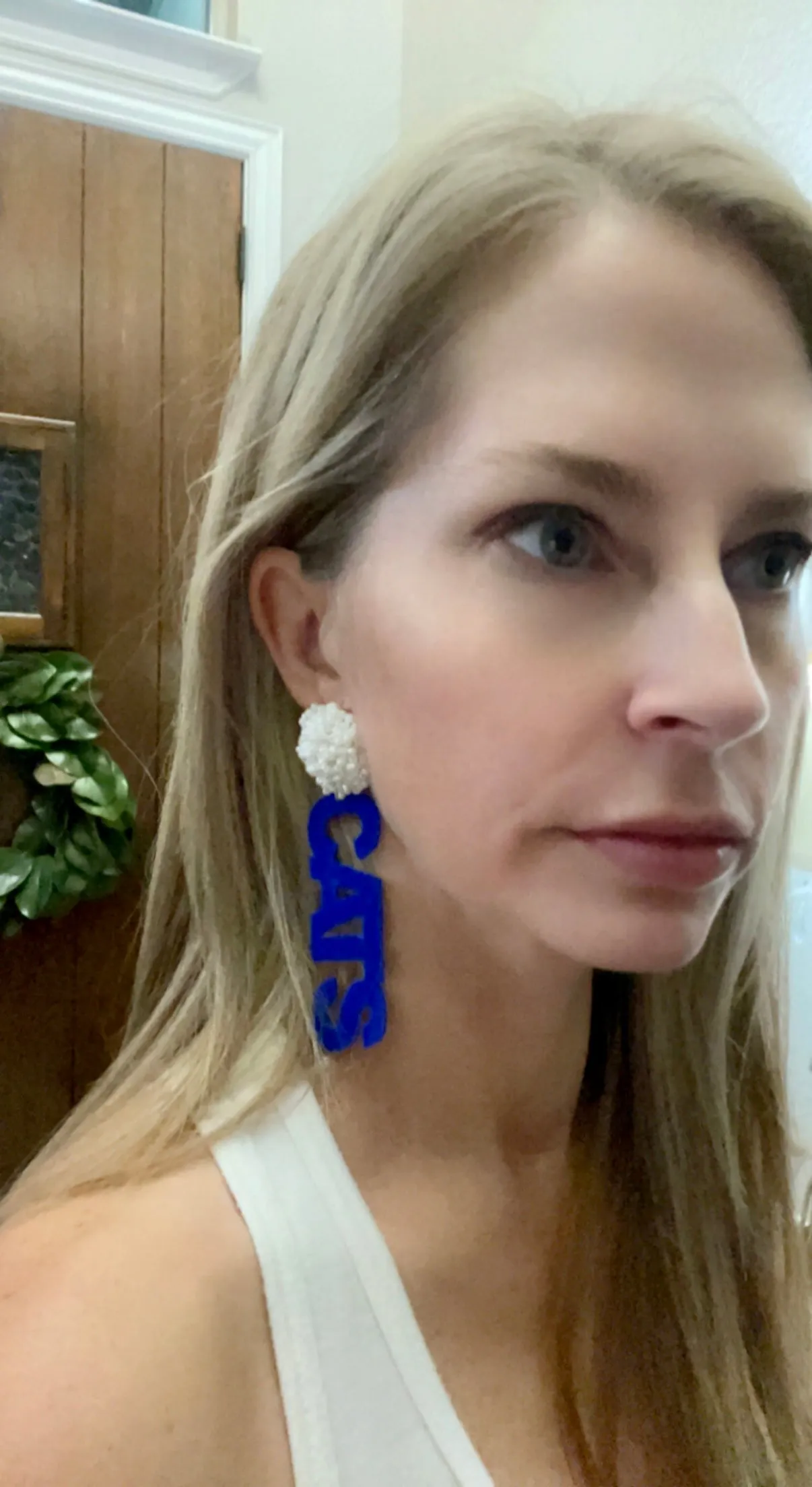 Team Pom Pom Earrings