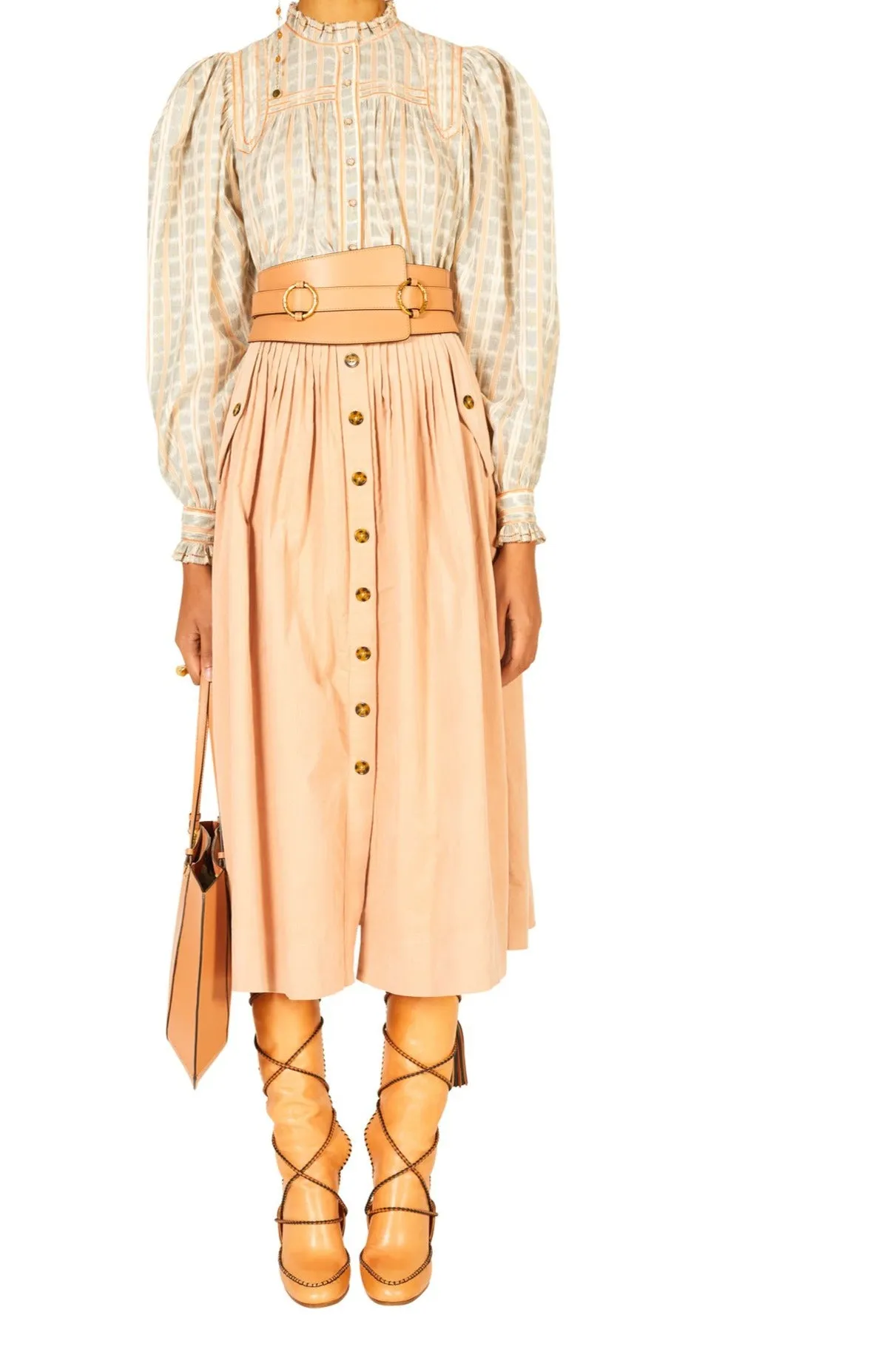 Ulla Johnson - Juliette Skirt in Pale Oak