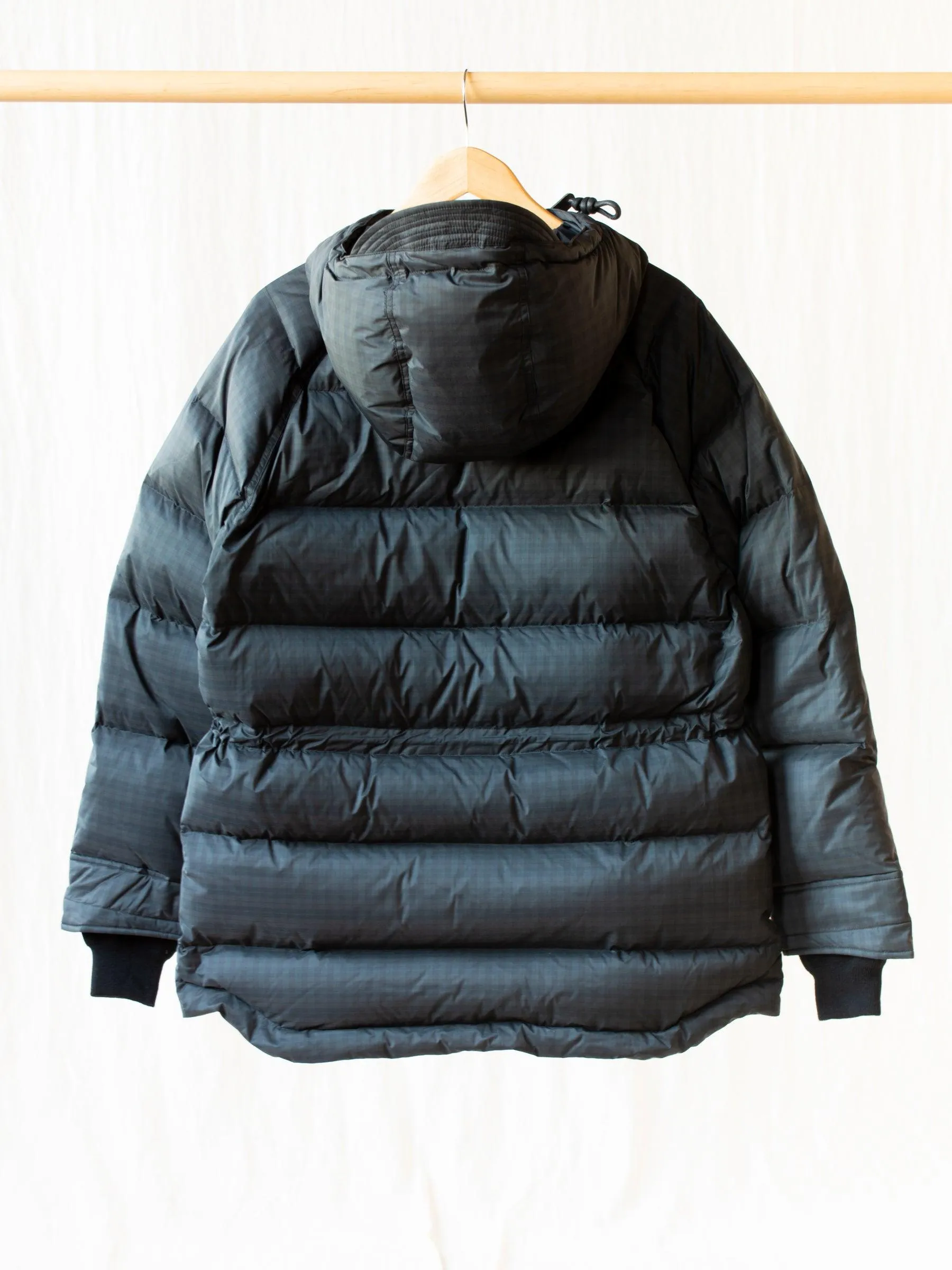 Utility Shield Parka - Black/Green Check