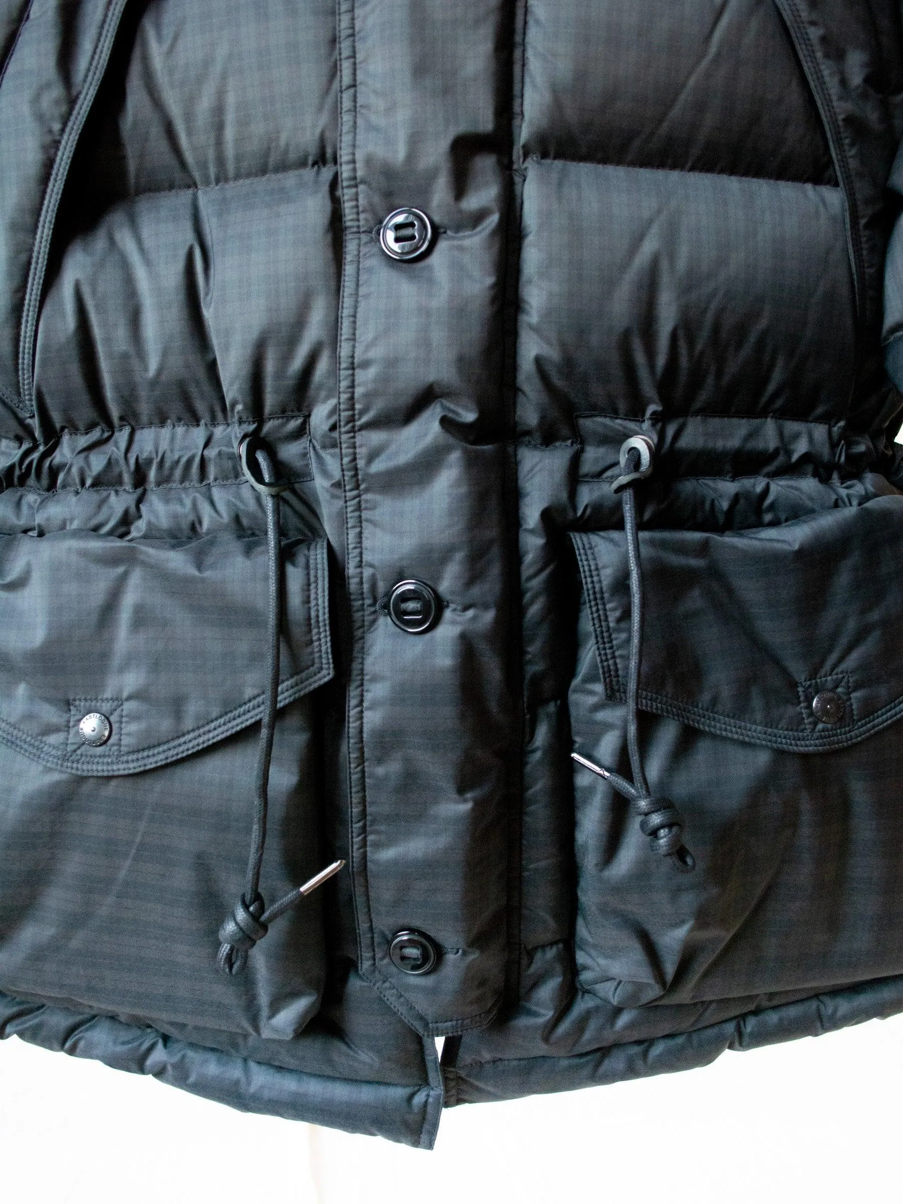 Utility Shield Parka - Black/Green Check