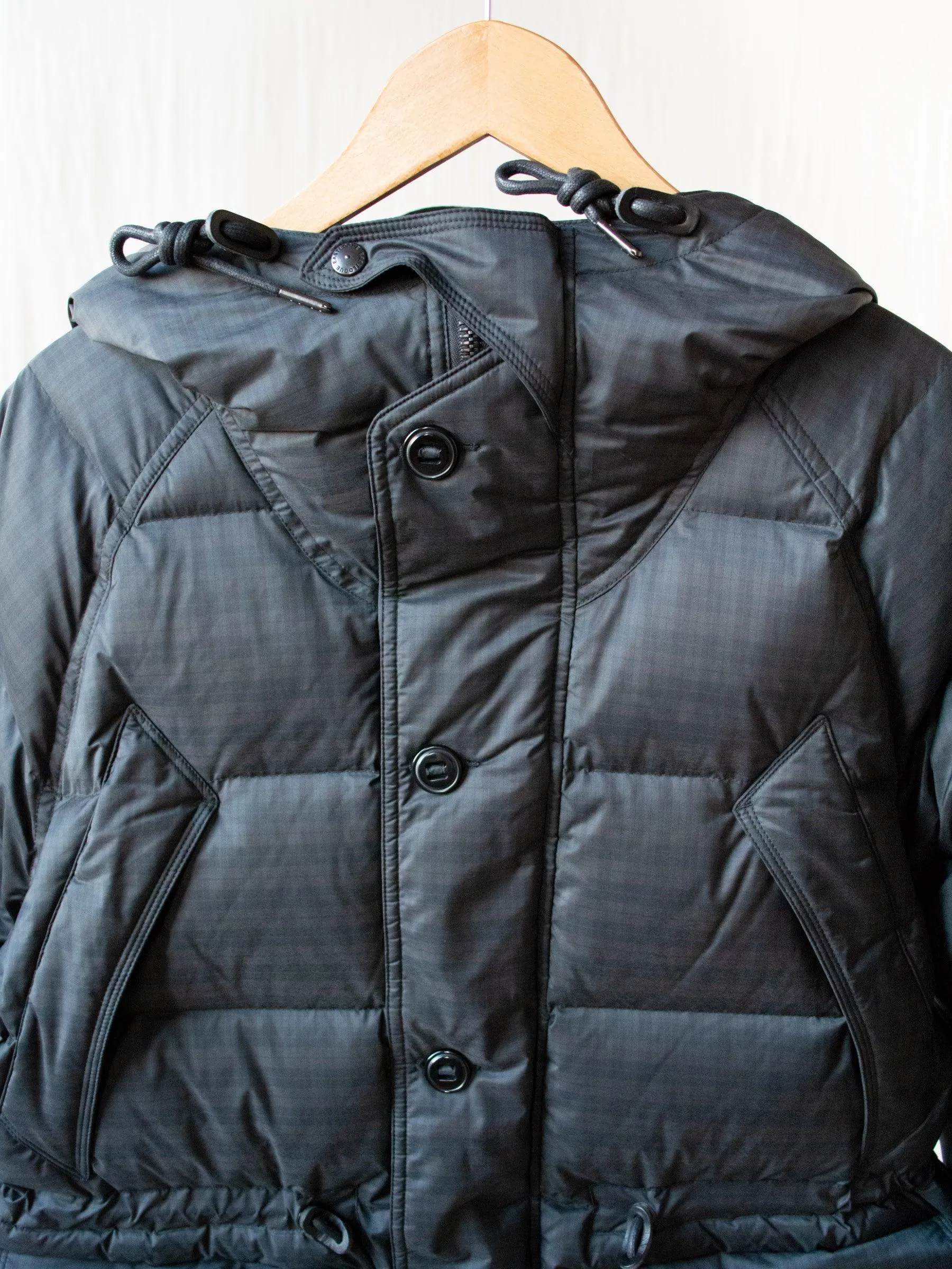 Utility Shield Parka - Black/Green Check