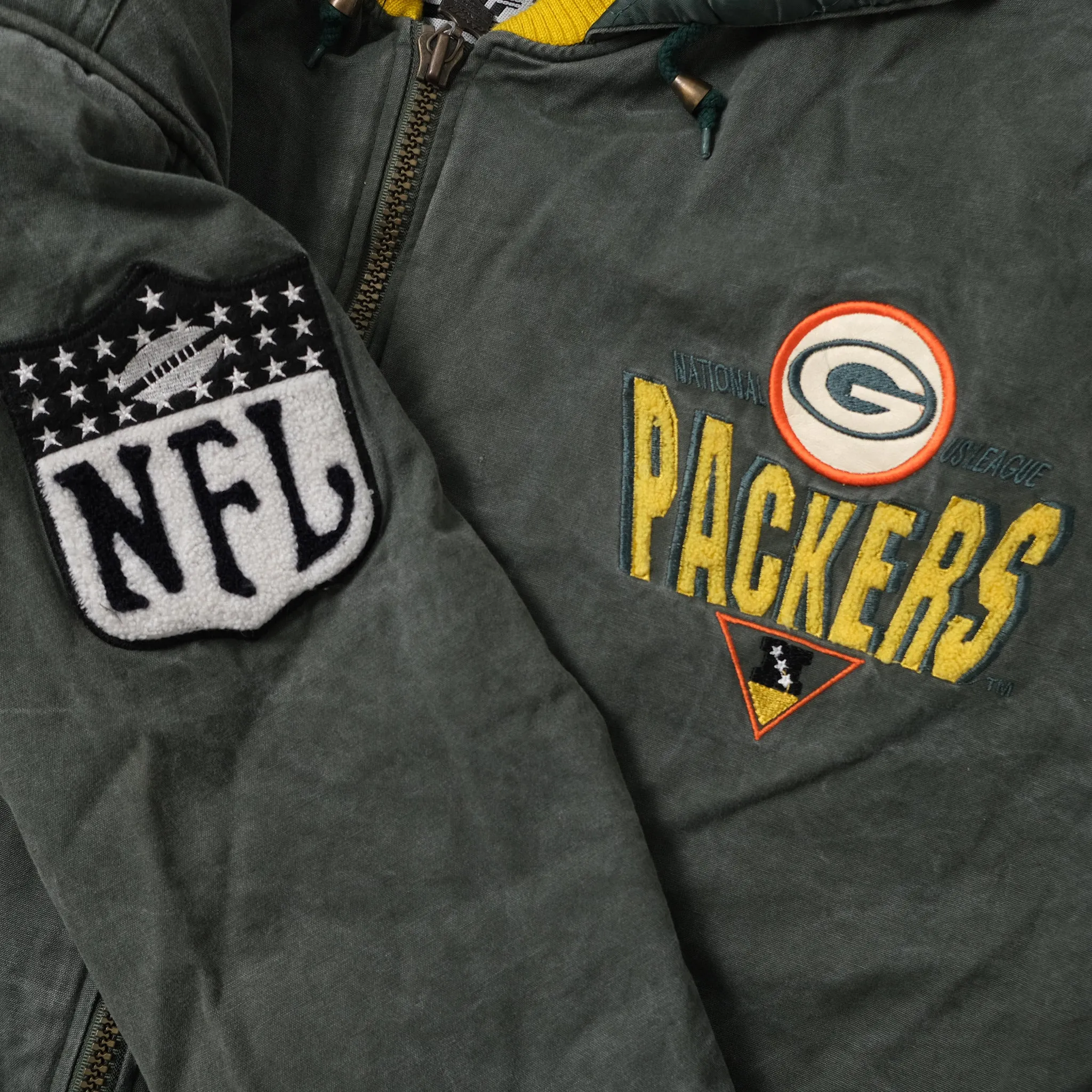 Vintage Deadstock Greenbay Packers Parka XLarge