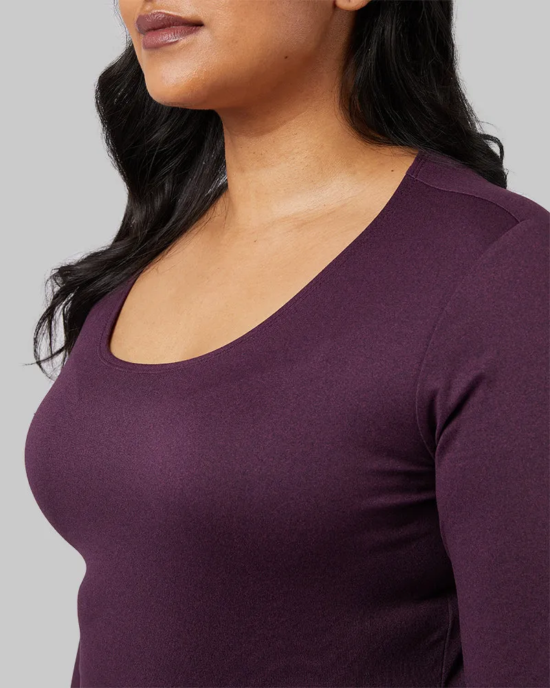 WOMEN'S LIGHTWEIGHT BASELAYER SCOOP TOP