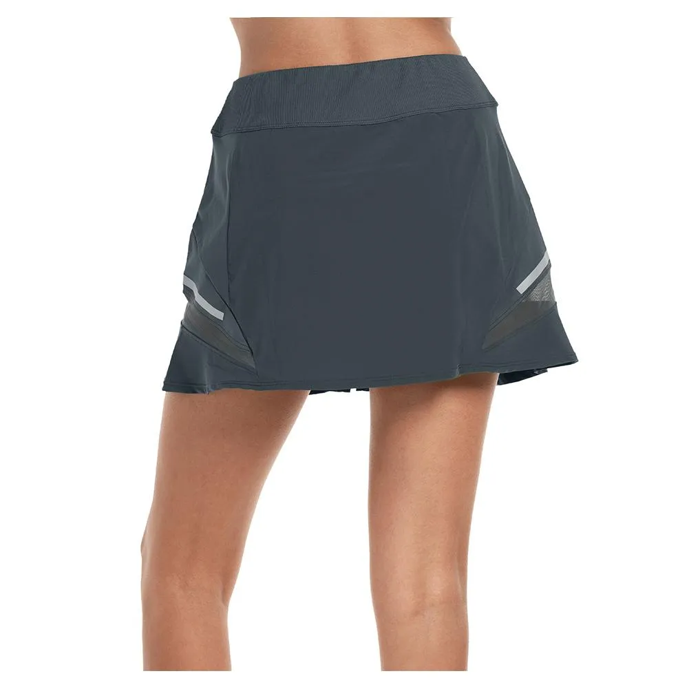 Women's Long Sprint Mesh Tennis Skort