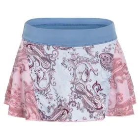 Women's Sweet Shots 12 Inch Tennis Skort Dancing Paisley