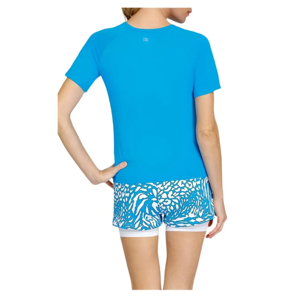 Women's Zuma Short Sleeve Tennis Top Destiny Blue